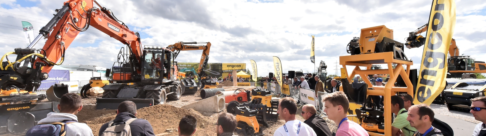 Bannière zone de demo communique presse intermat 2024