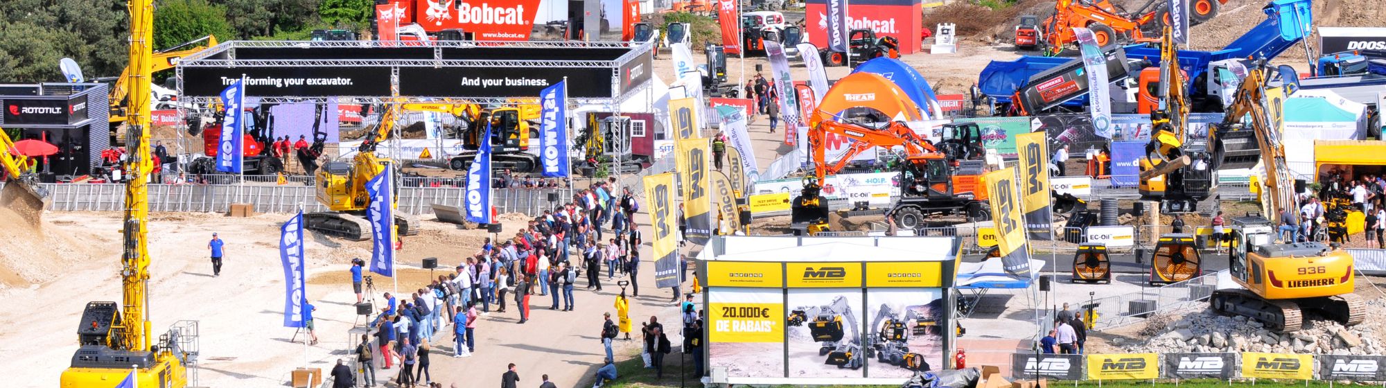 INTERMAT Outside exhibition area